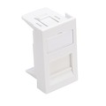 Leviton WALLPLATES INS 45X22.5 1 PORT WH LI145-1W1